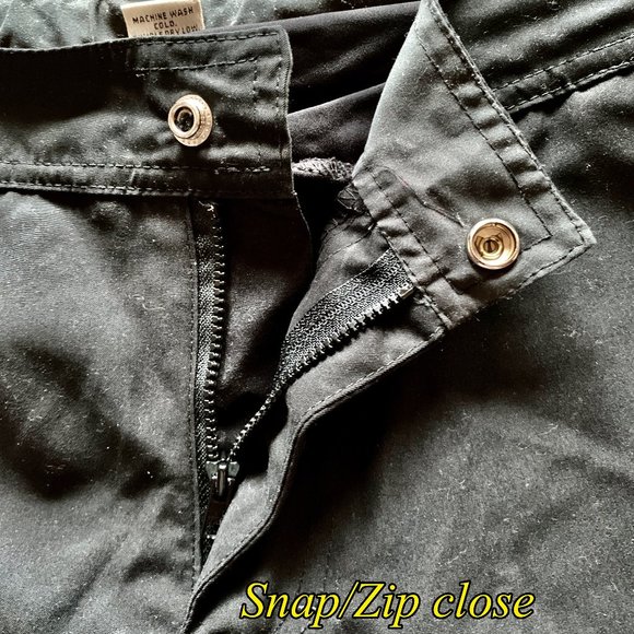 "Prana" black biking capris, EUC, Large - Picture 12 of 16